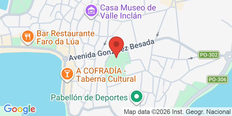 Mapa de la ubicación de Xardín Umbrío