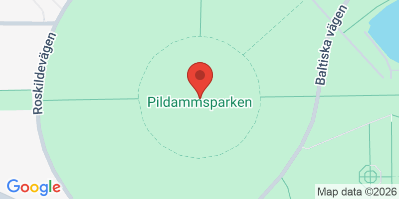 Mapa de la ubicación de Pildammsparken