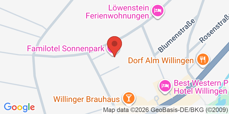 Mapa de la ubicación de Familotel Sonnenpark