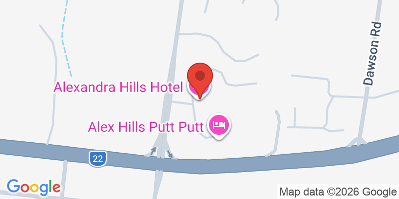 Mapa de la ubicación de Alexandra Hills Hotel
