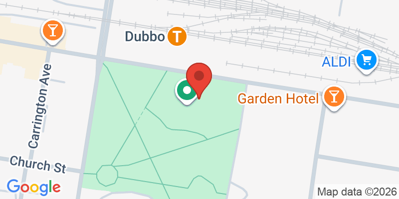 Mapa de la ubicación de Dubbo Aquatic Leisure Centre