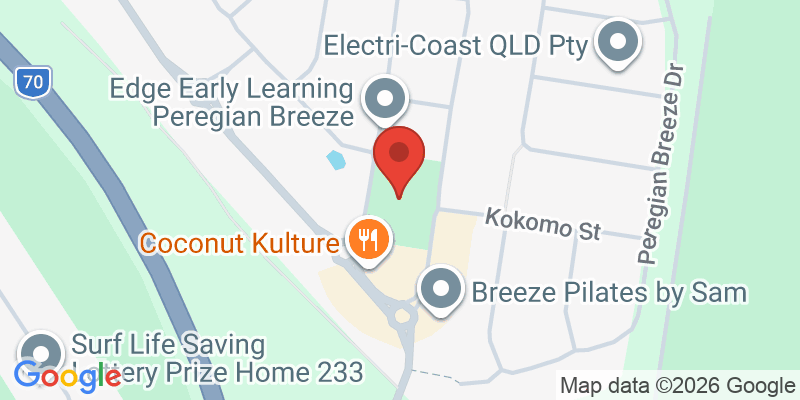 Mapa de la ubicación de Peregian Breeze Park