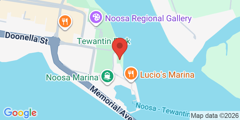 Mapa de la ubicación de Tewantin Splash Park