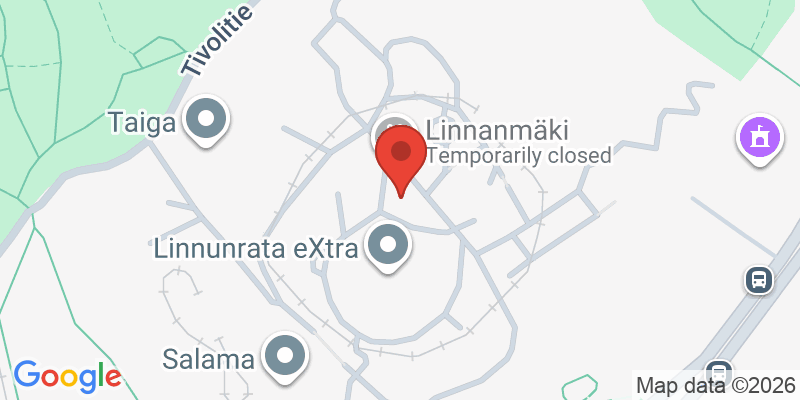 Mapa de la ubicación de Linnanmäki