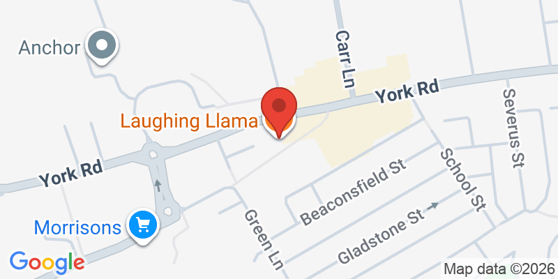 Mapa de la ubicación de Laughing Llama Coffee & Bistro