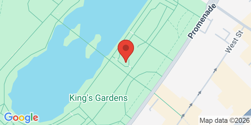 Mapa de la ubicación de King's Gardens Playground