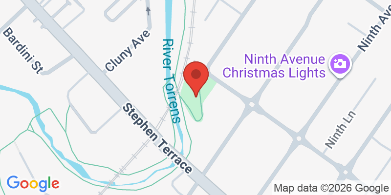 Mapa de la ubicación de Dunstan Adventure Playground