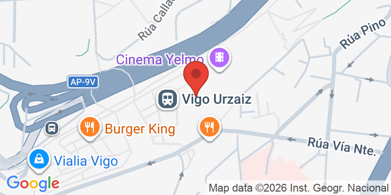 Mapa de la ubicación de Ginos