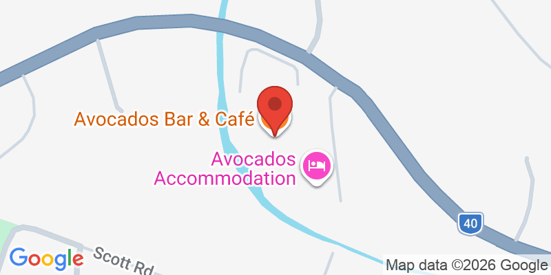 Mapa de la ubicación de Avocados Café