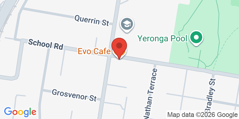 Mapa de la ubicación de Evo Cafe