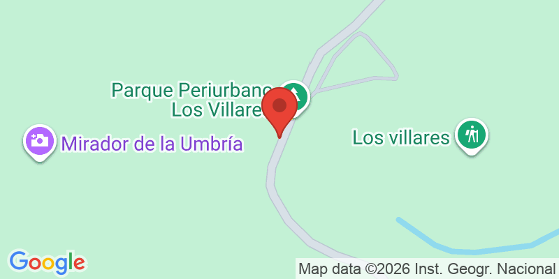 Mapa de la ubicación de Parque Periurbano Los Villares