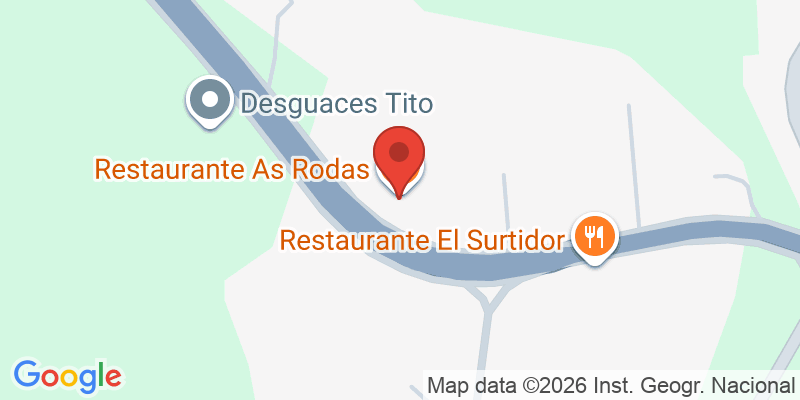 Mapa de la ubicación de As Rodas