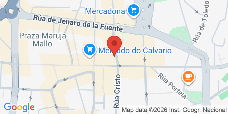 Mapa de la ubicación de Taperia Ribeira Sacra