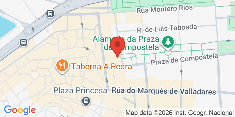 Mapa de la ubicación de Clínica Pousa