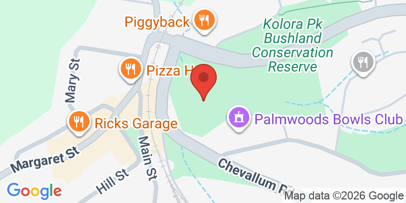 Mapa de la ubicación de Kolora Park