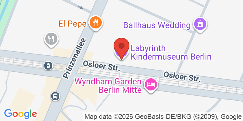 Mapa de la ubicación de Labyrinth Kindermuseum Berlin