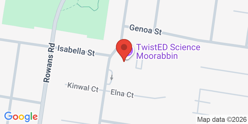 Mapa de la ubicación de TwistED Science Moorabbin