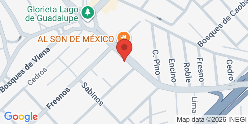 Mapa de la ubicación de Plaza El Ángel