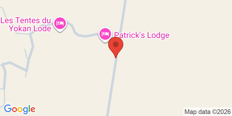 Mapa de la ubicación de Yokan Lodge