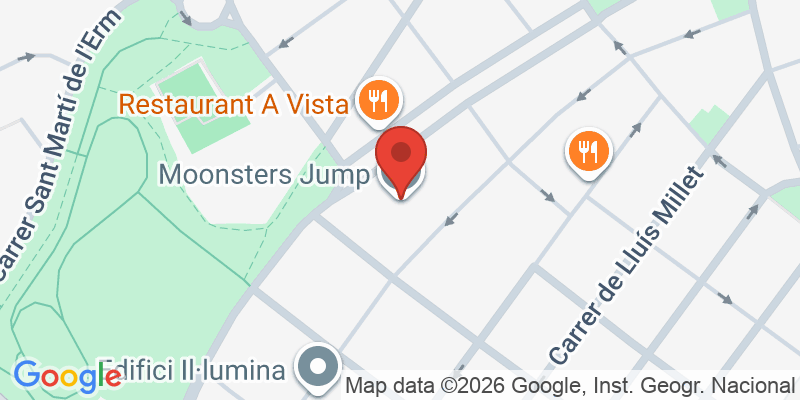 Mapa de la ubicación de Moonsters Jump