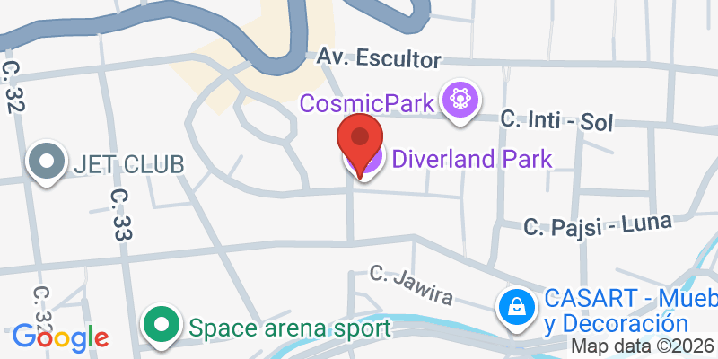 Mapa de la ubicación de Diverland Park