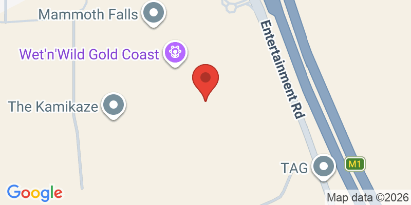 Mapa de la ubicación de Wet'n'Wild Gold Coast