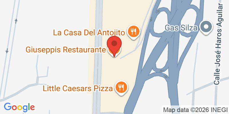 Mapa de la ubicación de Giuseppis Rosarito