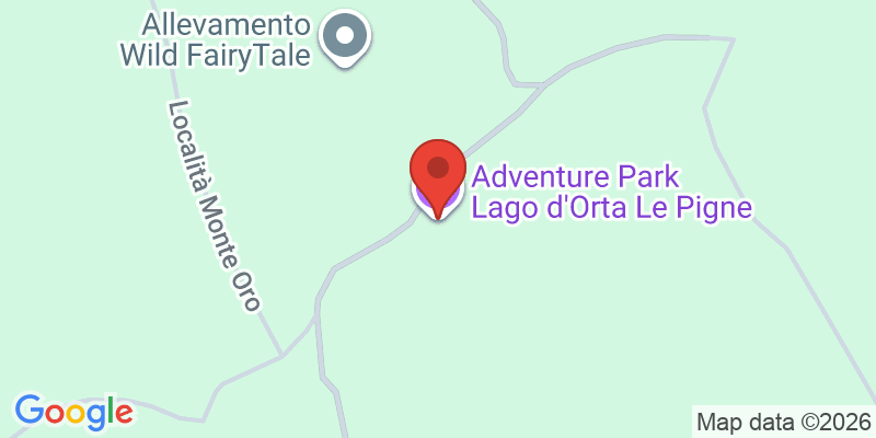 Mapa de la ubicación de Adventure Park Lago d'Orta Le Pigne