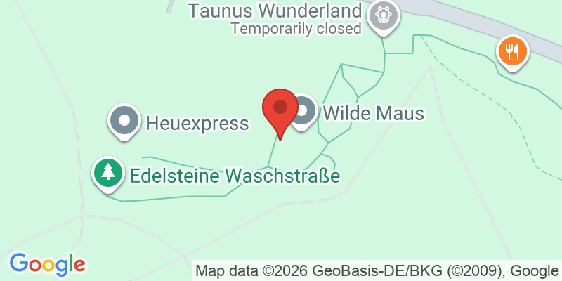 Mapa de la ubicación de Taunus Wunderland