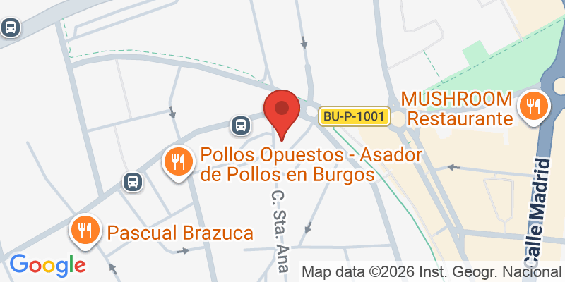 Mapa de la ubicación de Parque infantil Santa Ana