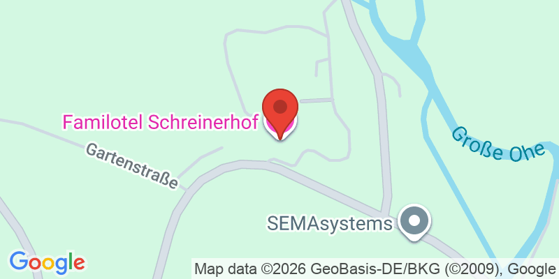 Mapa de la ubicación de Familotel Schreinerhof