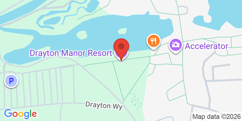 Mapa de la ubicación de Drayton Manor Resort