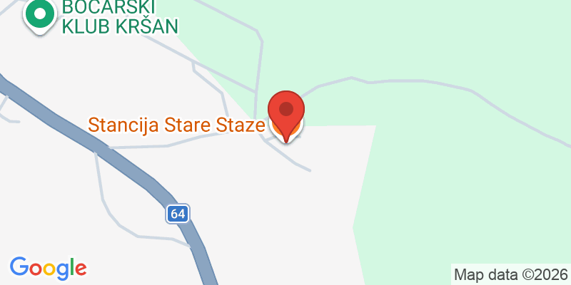 Mapa de la ubicación de Stancija Stare Staze