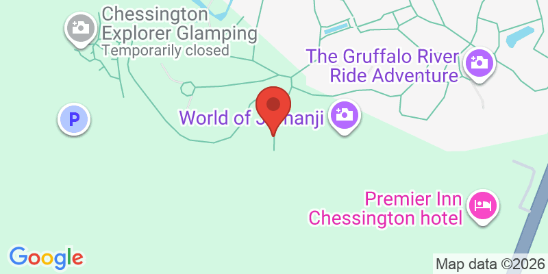 Mapa de la ubicación de Chessington World of Adventures Resort