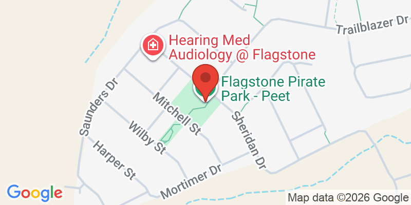 Mapa de la ubicación de Flagstone Pirate Park