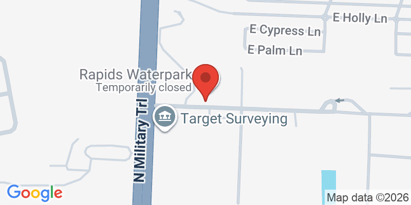 Mapa de la ubicación de Rapids Waterpark