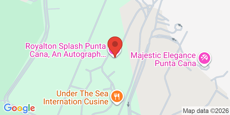 Mapa de la ubicación de Royalton Splash Punta Cana, An Autograph Collection All-Inclusive Resort & Casino