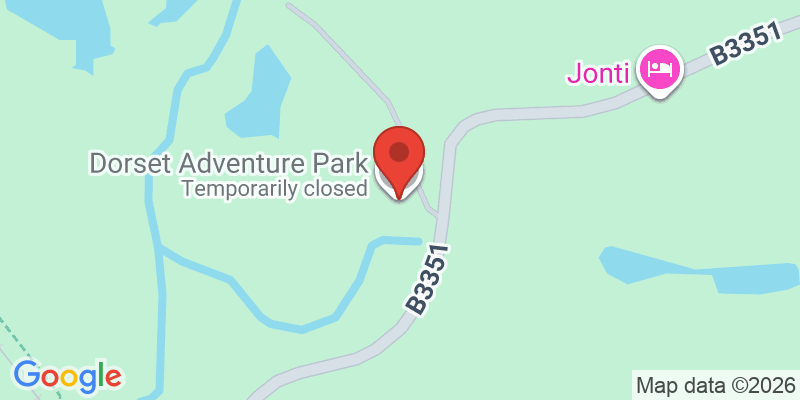 Mapa de la ubicación de Dorset Adventure Park