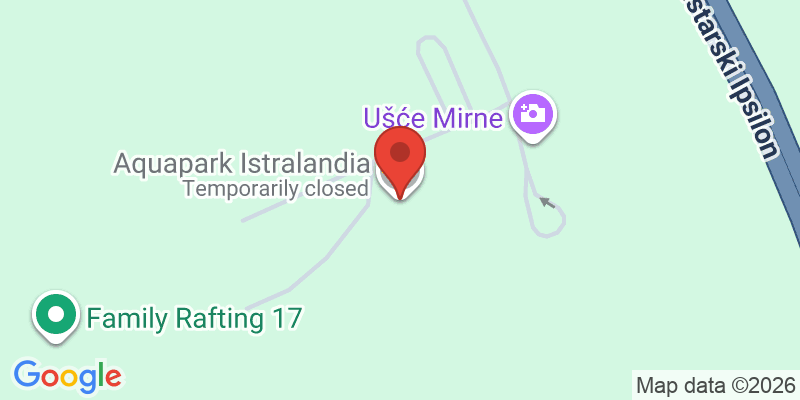 Mapa de la ubicación de Aquapark Istralandia