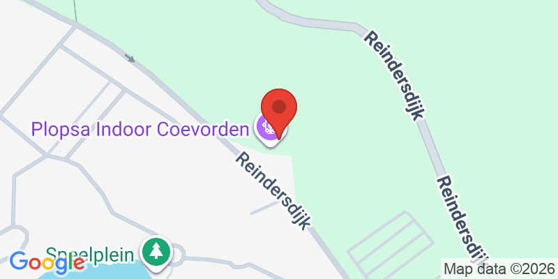 Mapa de la ubicación de Plopsa Indoor Coevorden