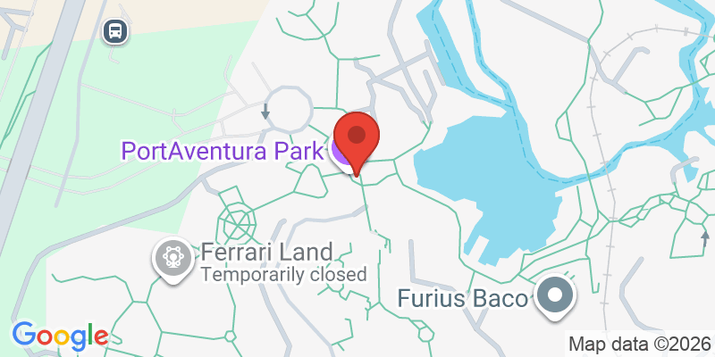 Mapa de la ubicación de PortAventura Park