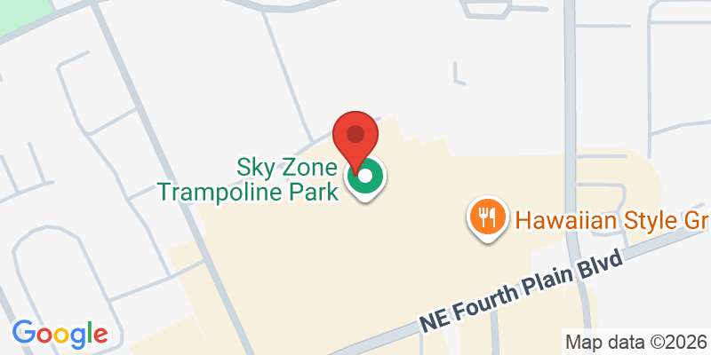 Mapa de la ubicación de Sky Zone Trampoline Park