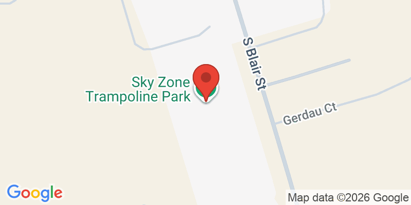Mapa de la ubicación de Sky Zone Trampoline Park
