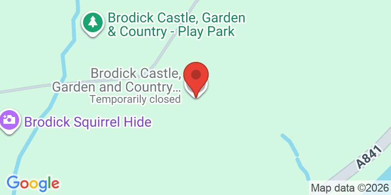 Mapa de la ubicación de Castillo de Brodick