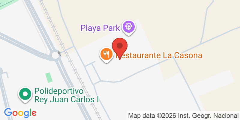 Mapa de la ubicación de Playa Park