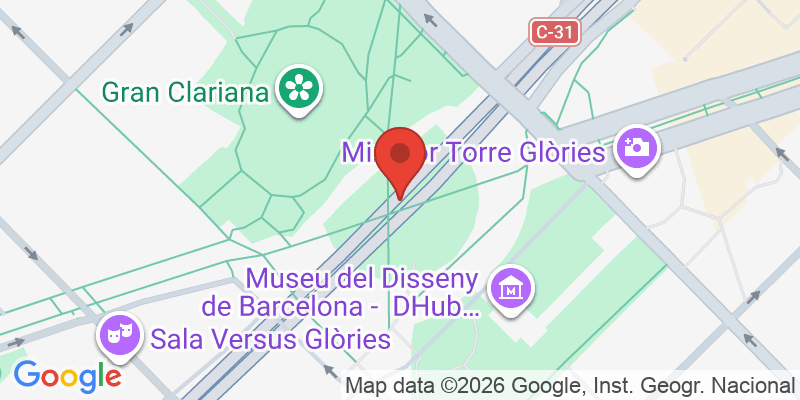 Mapa de la ubicación de Plaza de las Glorias Catalanas