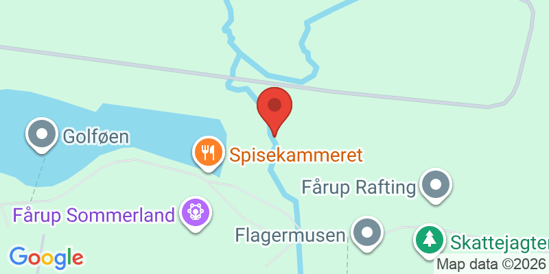 Mapa de la ubicación de Fårup Sommerland