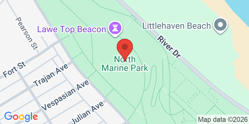 Mapa de la ubicación de North Marine Park