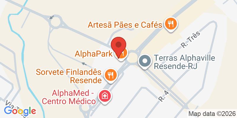 Mapa de la ubicación de Play Show Kids Resende