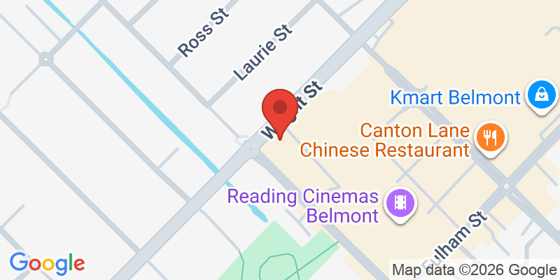 Mapa de la ubicación de Belmont Tavern